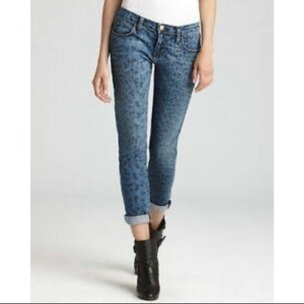 Current Elliot Leopard Print Jeans - image 2